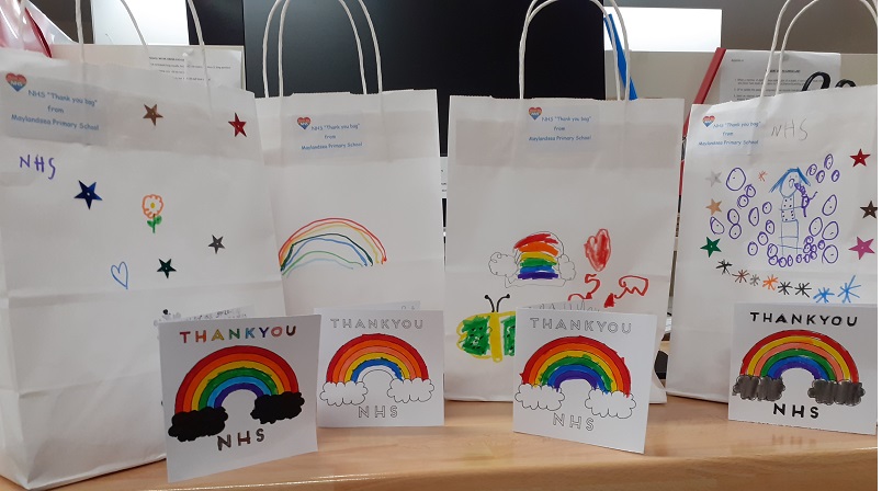 Maylandsea Primary School Gifts for NHS  Staff